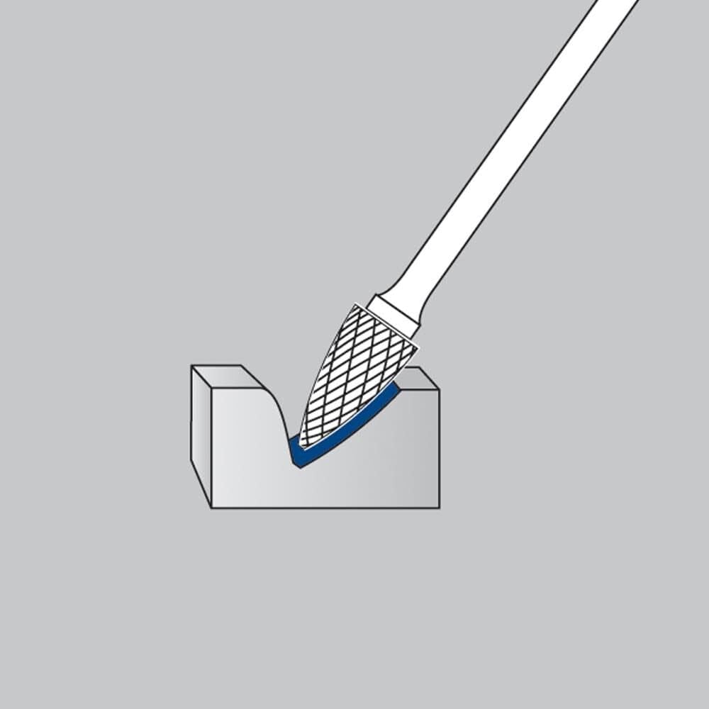 Champion Cutting Tool Sg3 Double Cut Tin Carbide Burr