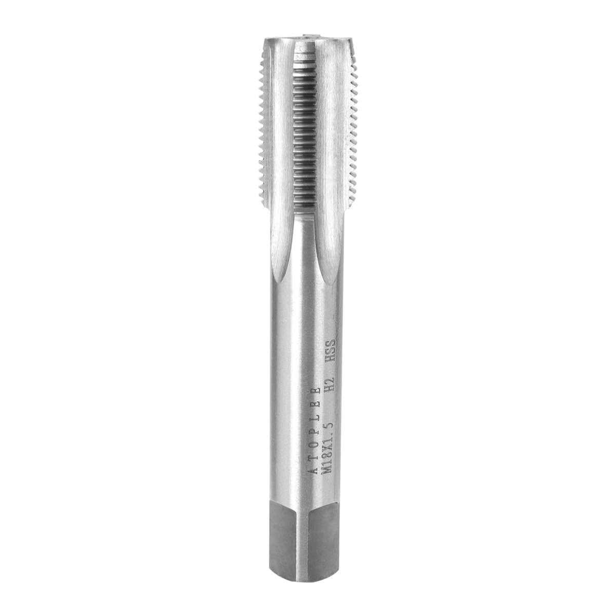 ATOPLEE M18x1.5 Metric Thread Tap,M2 HSS 6542 Right Hand Thread Tap (M18x1.5)