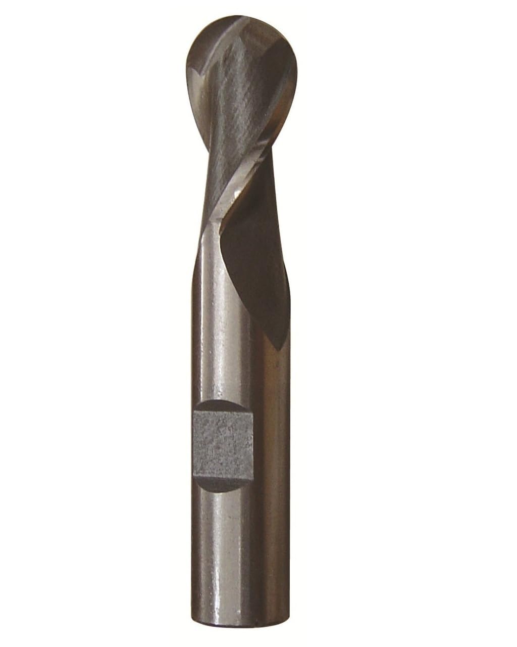 Drill America - DWCT1114 7/16" X 1/2" High Speed Steel 2 Flute Single End Ball End Mill, DWC Series