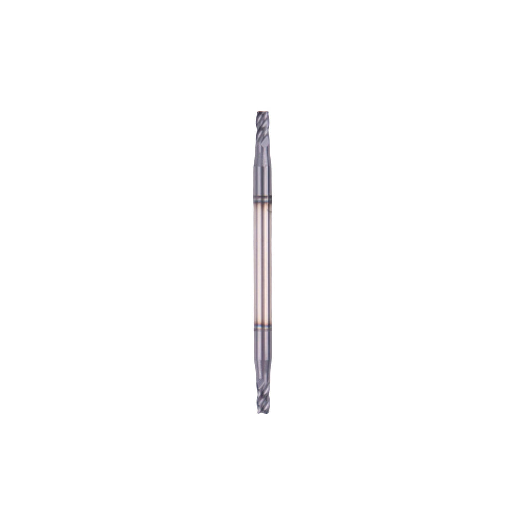 Zvrixe 5Pcs 3/32" Carbide Square End Mills, ALTiN Coated, 4 Flute