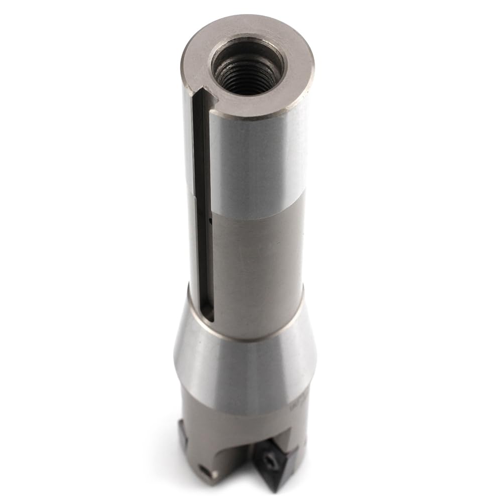 OSCARBIDE 1" Indexable End Mill R8 Shank 5-27/32" Length 3 Flutes 90° AP16