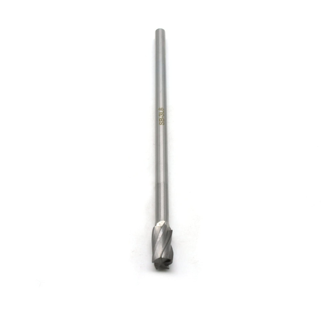TEMO SB-3L6 NF Aluminum Cut Carbide Rotary Burr File 3/8" Cyli 6" Long Shnk