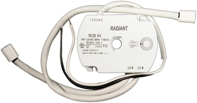 Radiant RCB64 (TLE64) Dual FC12T9(32w) Circline Fluorescent Lamp Ballast