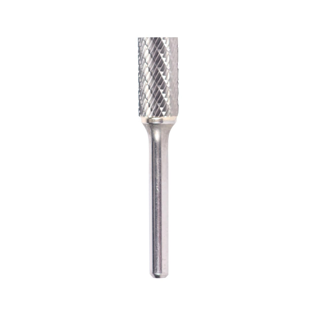 Drill America SA-7 Carbide Burr/Rotary File Cylindrical Double Cut for Die Grinder 3/4" Dia. x 1" Cut Length with 1/4" Shank and 2-3/4" Overall Length, DUL Series