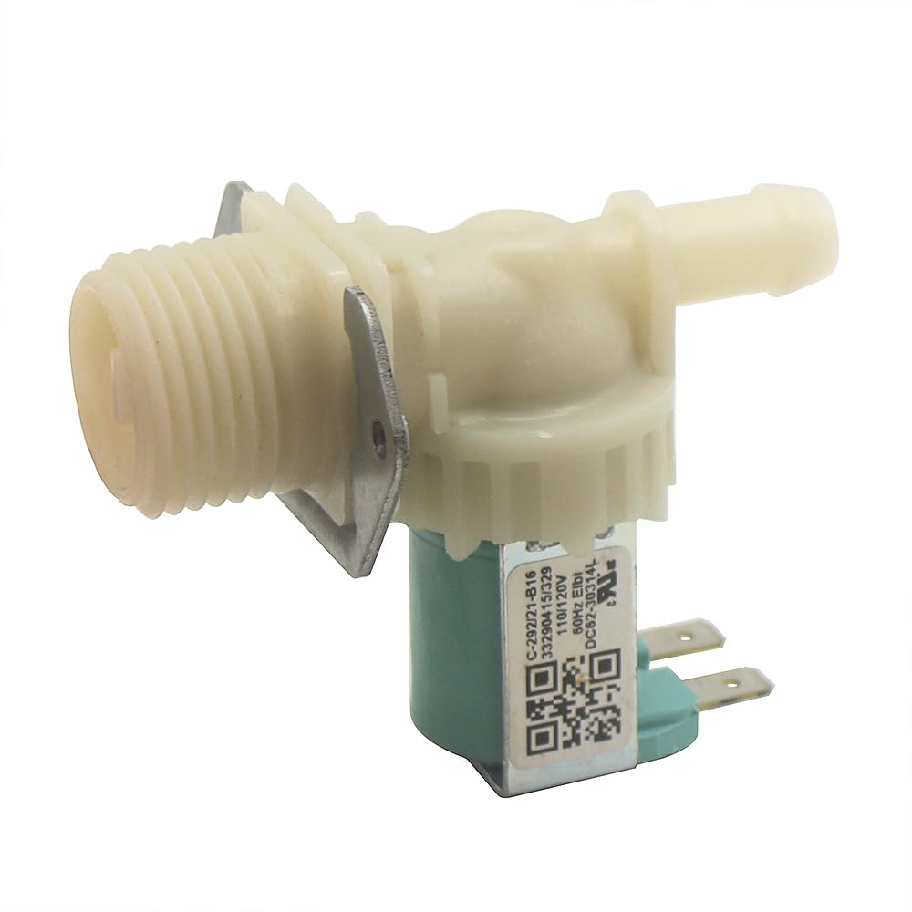 C-292/21-B16 AC 110V - 120V 60Hz Dishwasher Water Inlet Valve DC62-30314L Fits for Samsung Dishwasher Replacement PS4209101 PAP5582579 3992459