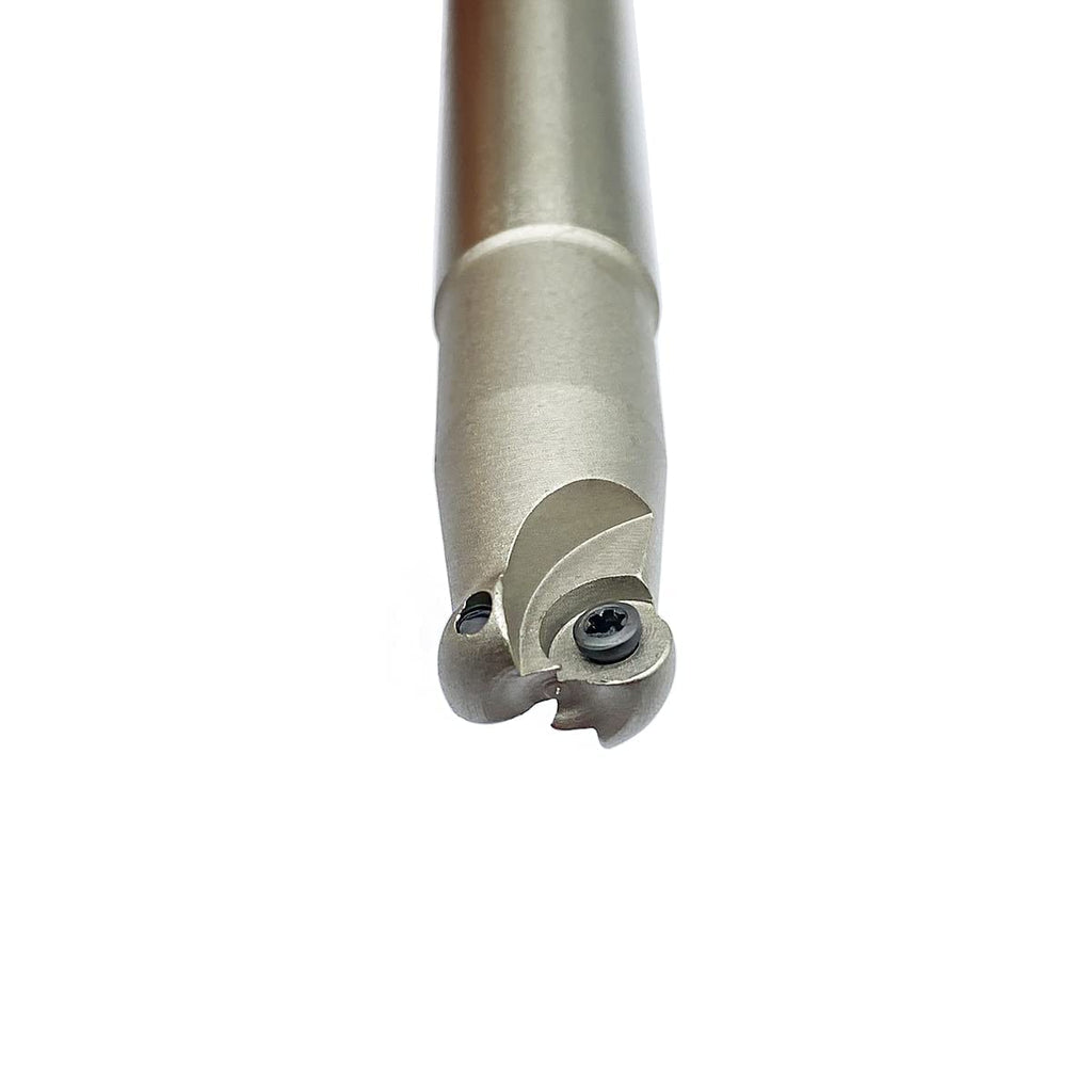 GBJ EMR R4 Round Nose Indexable End Mill Holder Milling Cutter Arbor for RPMT08 Carbide Inserts Holder milling Face milling Slotting (EMR C16-4R16-200L)