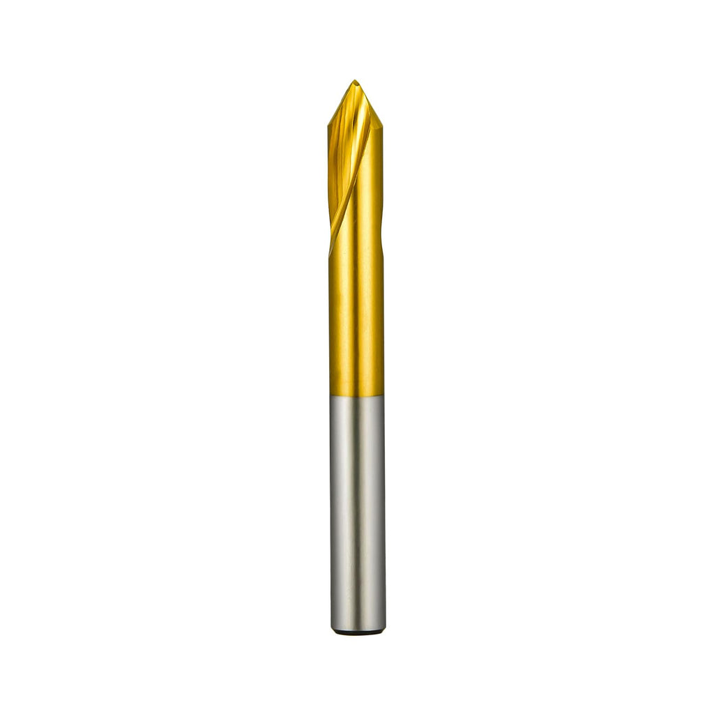 Positioning Drill bit 60° Metric Titanium-Coated Centre Drill bit High-Precision Centre Drill Suitable for Metal/Wood/Plastic CNC Lathe Machining DRINYOUNG (60 Degree, 4x50L TIN)