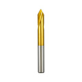 Positioning Drill bit 60° Metric Titanium-Coated Centre Drill bit High-Precision Centre Drill Suitable for Metal/Wood/Plastic CNC Lathe Machining DRINYOUNG (60 Degree, 4x50L TIN)