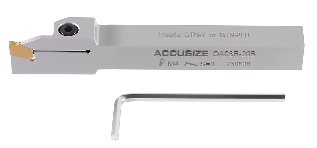 Accusize Industrial Tools Cut-Off Tool Holder, 1/2" x 1/2", 2415-5024