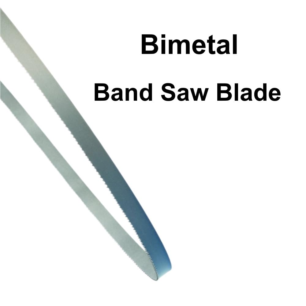 1piece Bimetal Band Saw Blade, 64.5*1/2*0.025inch Raker Set Tooth Blade 18T