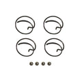 4 Pack N437890 Spring and ball 20V Impact Driver Fit for DW DCF787 DCF801 DCF809 DCF850 DCF885 DCF885L2 DCF885M DCF886 DCF887 DCF888 Replacement Parts
