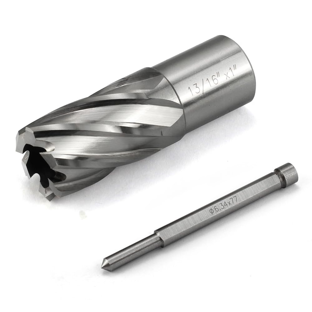 Annular Cutter JESTUOUS 13/16 Inch Cutting Diameter 3/4 Weldon Shank