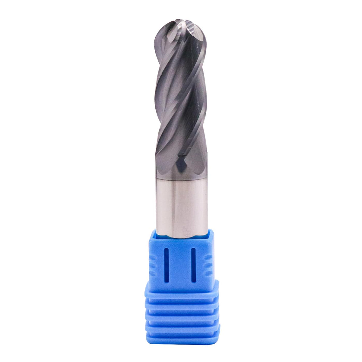 4 Flute Solid Carbide Ball Nose End Mill Cutter(1Pc, 1/2"), AlTiN Coated