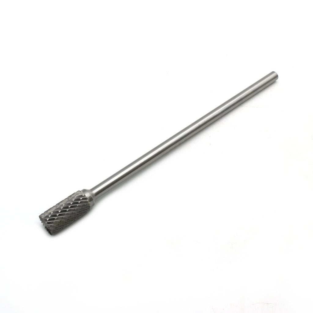 TEMO SB-5L6 Double Cut Carbide Rotary Burr File 1/2" Cyli EndCut 6" Shank