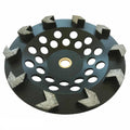7" Diamond Grinding Wheel 10 Arrow Seg for Concrete & Coating 7/8"-5/8"