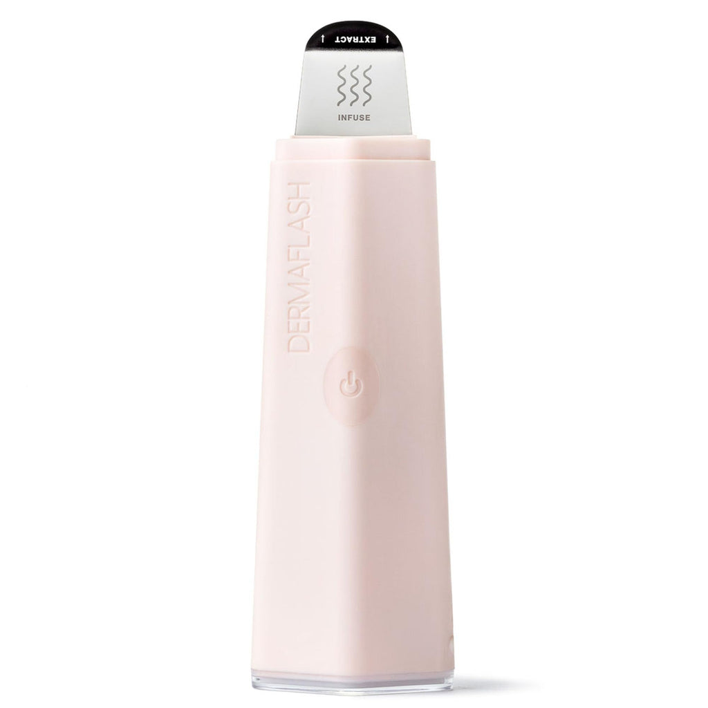DERMAPORE+ Skin Care Device, Ultrasonic 2-in-1 Pore Extractor and Skincare Infuser, Blush