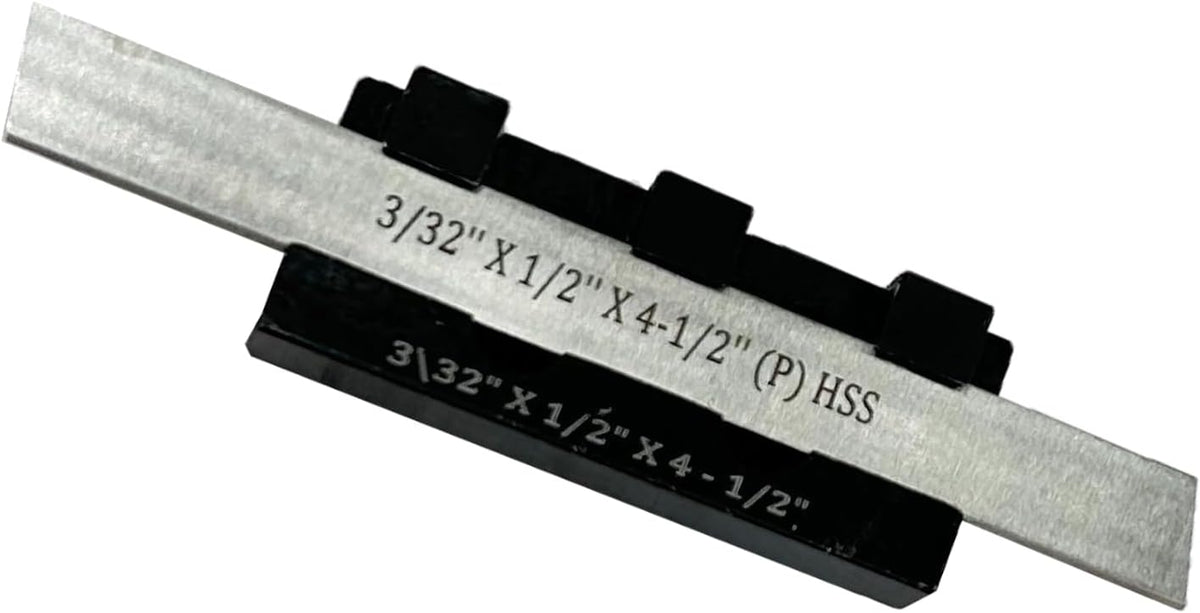 MachEl Adjustable Center Height Parting Cut-Off Tool Holder for Metal Lathe Machines, 10 mm Shank, 3/32″ x 1/2″ x 4-1/2″ Blade Size, Precision Tool Holder