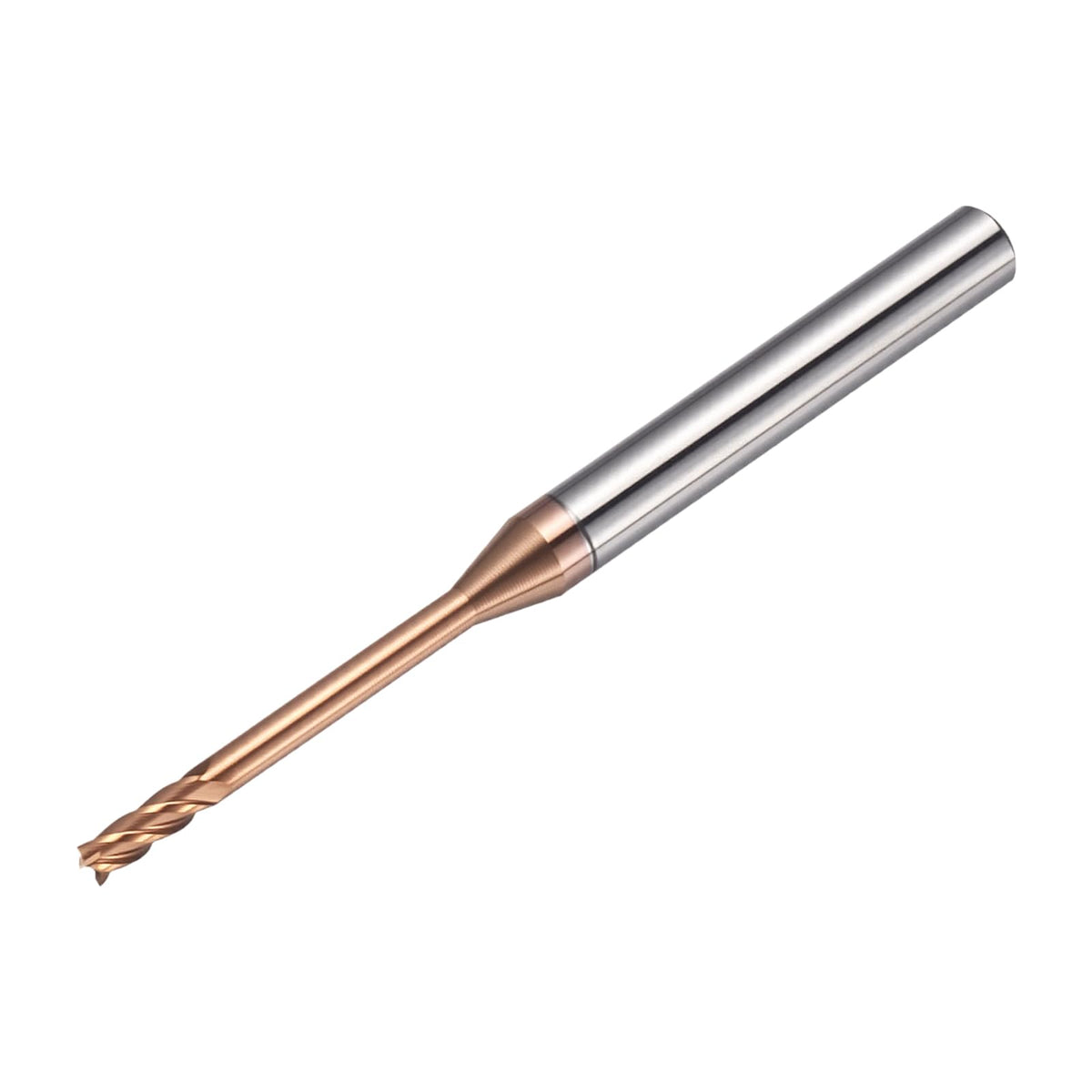 Workkyma Carbide End Mill 2mm Dia 20mm Cut L 50mm L 4mm Shank 4 Flute