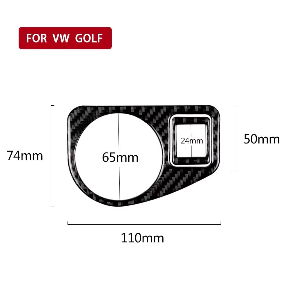 UOADA Fit for VW Golf 7 GTI R GTE GTD Accessories 2013-2017 Headlight Trim