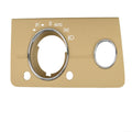 XVNTEA Headlight Switch Cover, Interior Control Panel for Merce&des B&ENZ E-Class W211 E230 E280 2003–2008, OEM Number: 2115450104 (Yellow),Gelb