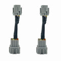 ALTBET 2pcs Headlight Conversion Adapters Compatible with 2003+ Nissan 350z HID Wiring 8 to Halogen 6