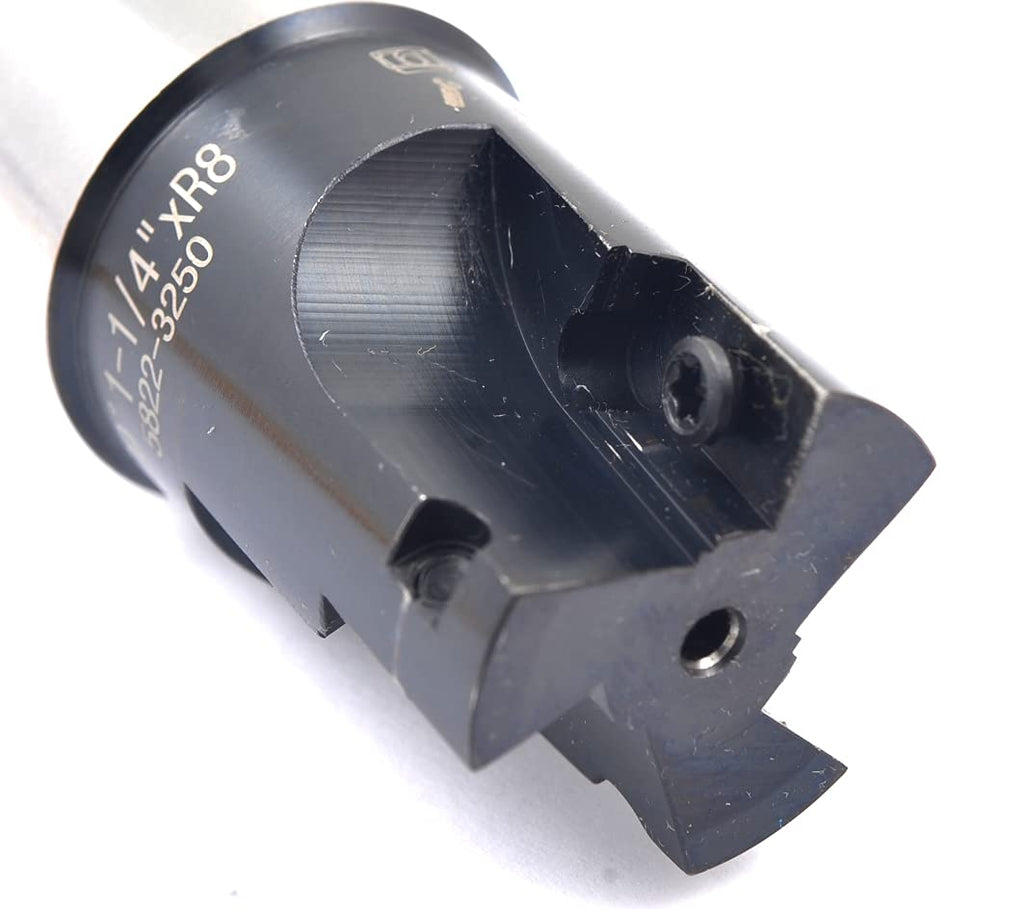 HHIP 5822-3250 90 Degree R8 Indexable End/Face Mill, 1-1/4"