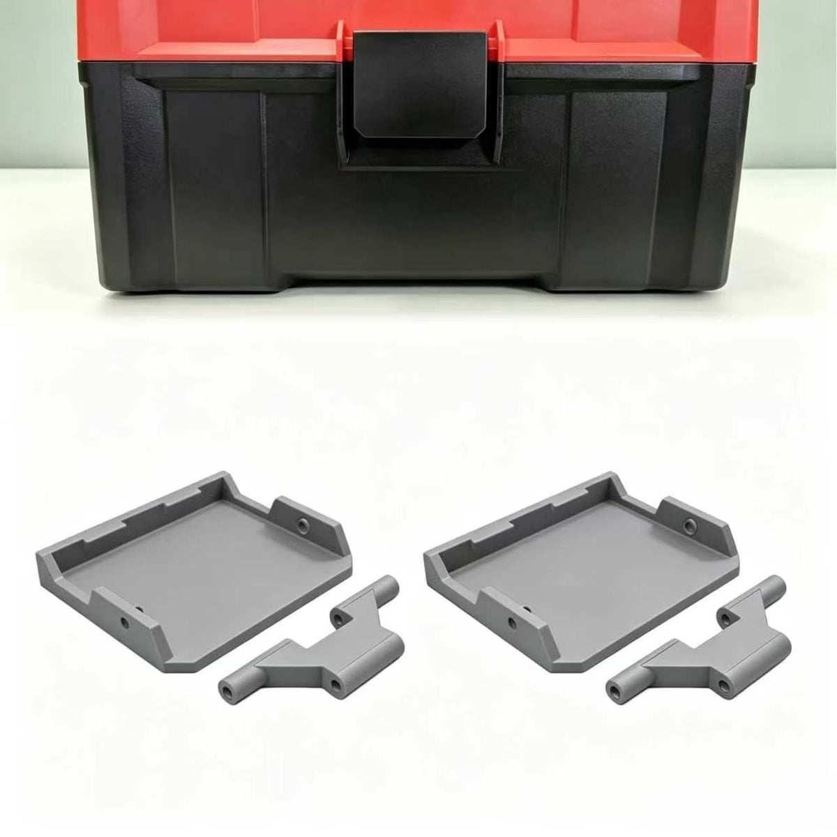 Replacement Latch Kit for MILWAUKEE Packout 2.5Gal Vacuum Dustbin，Grey
