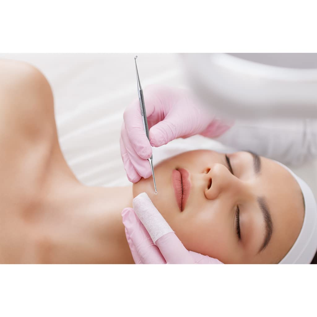 Blackhead Remover Comedone Extractor Tool - Dual Loop Whitehead Blemish Acne Removal - Skin, Facial, Pimple, German