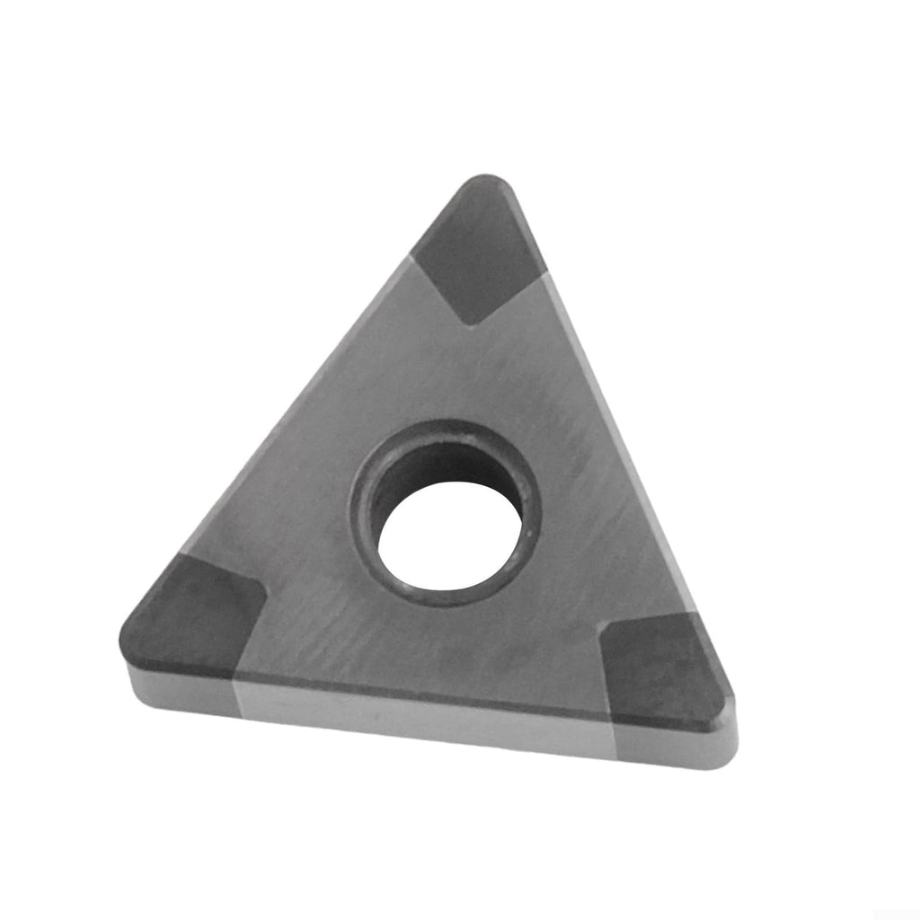 Super Hard CBN Turning Inserts for HRC55-65 Hardened Steel, High Speed Finishing Blades CNMG VNMG TNMG WNMG Series, Boron Nitride Tooling(TNMG160408 CBN-6)