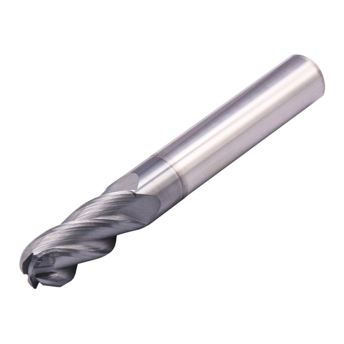 4 Flute Solid Carbide Ball Nose End Mill Cutter(1Pc, 5/16"), AlTiN Coated