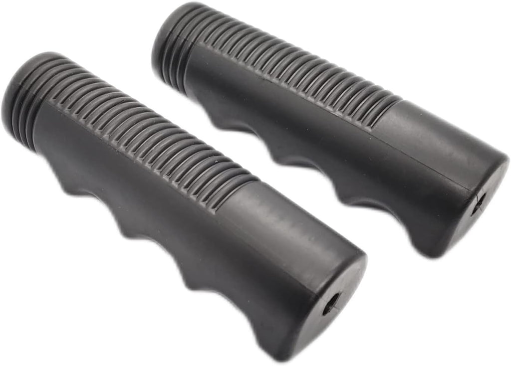 Standard wheelschairs and Transport Chairs Universal Wheelchair Handle Grips, Replace Parts,fits Blue Streak,Silver Sport 1and2, Cruiser III,Other Wheelchairs, Mounting Holes 7/8 Inch(1Pair,Black)