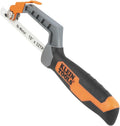 Klein Tools 31432FC Mini Finish-Cut Hacksaw, 10-Inch 24 TPI Blade