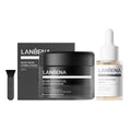 3-in-1 Blackhead Removal Set - Bamboo Charcoal Pore Strips (30g), Pore Minimizing Serum (15ml) & Removal Paper