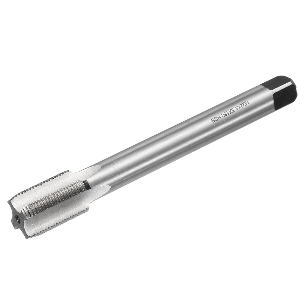 uxcell Metric Thread Tap M22 x 1.5 H2 160mm Extra Long Straight Flute