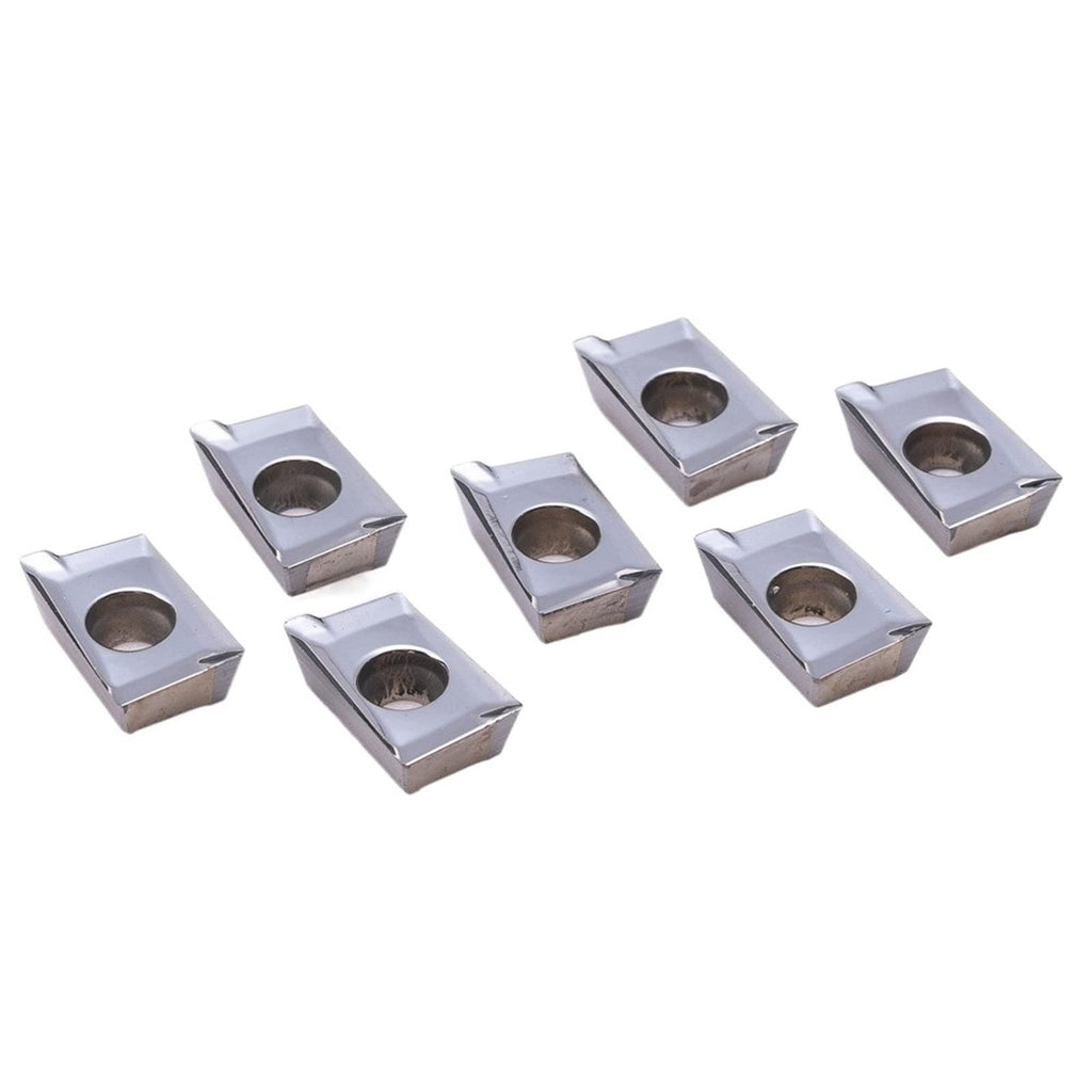 Indexable Lathe Carbide Insert 10PCS APKT1003 MA H01 Hardness Carbide Blade Aluminum Milling Cutter CNC Machine Insert Lathe Metal Turning Tool