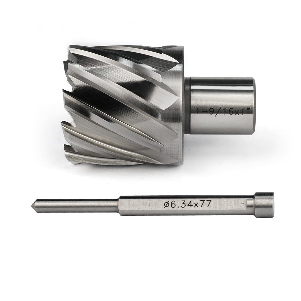 OSCARBIDE 1-9/16" x 1" HSS Annular Cutter 3/4" Weldon Shank Mag Drill Bit