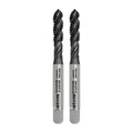 WEXWE Tools M2.5 x 0.45 AlTiN Coating Spiral Flute Thread Tap, Metric Machine Threading Tap High Speed Steel Cobalt(HSSCo), Round Shank with Square End, H2 Tolerance, 2pcs