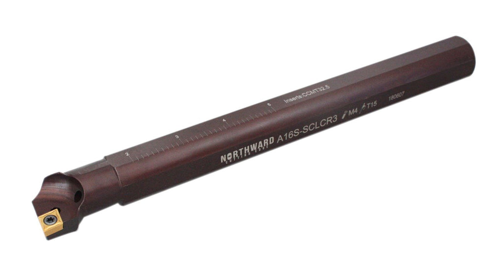 Accusize 1 in Right-Hand SCLCR Coolant Through Indexable Boring Bar