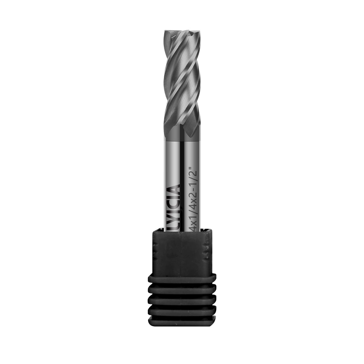 ALYICIA 1/4" Carbide Square End Mills 4 Flute AlTIN Coated CNC Milling Bits