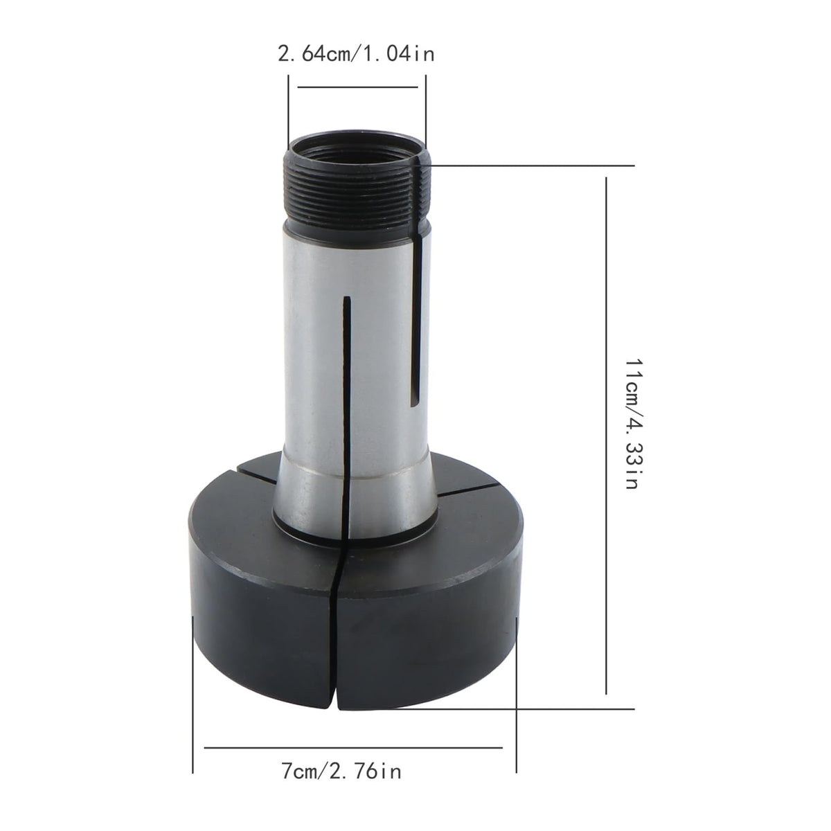 findmall 3" 5C Steel Step Collet Fixture Mounting Faceplate