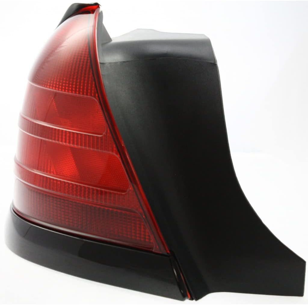 For Ford Crown Victoria Tail Light 1999-2011 Driver Side w/Black Molding | w/Red Lens DOT Certified For FO2800160 | 8W7Z 13405 A