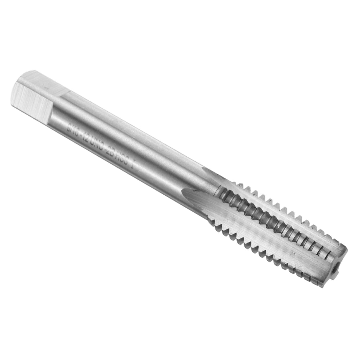 uxcell Hand Taper Tap 9/16-12 UNC 2B Thread Taper Style Taps Straight Flute