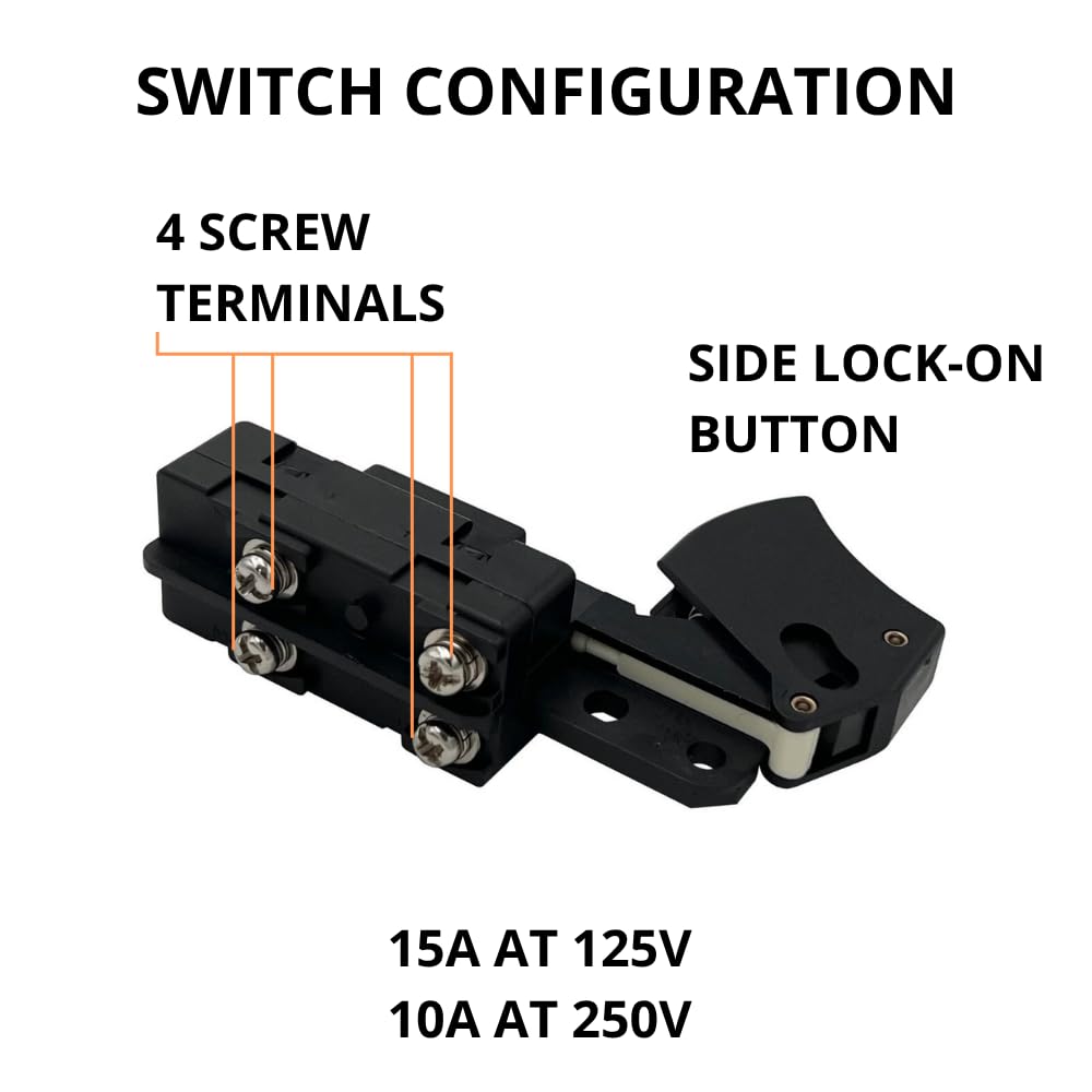 SW77 Trigger Switch Compatible with Select Skil HD77 and HD77M Saws