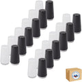 Disposable Salt and Pepper Shakers by Global Basics (24)- Plastic Shaker Sets for Parties, Restaurants, Picnics