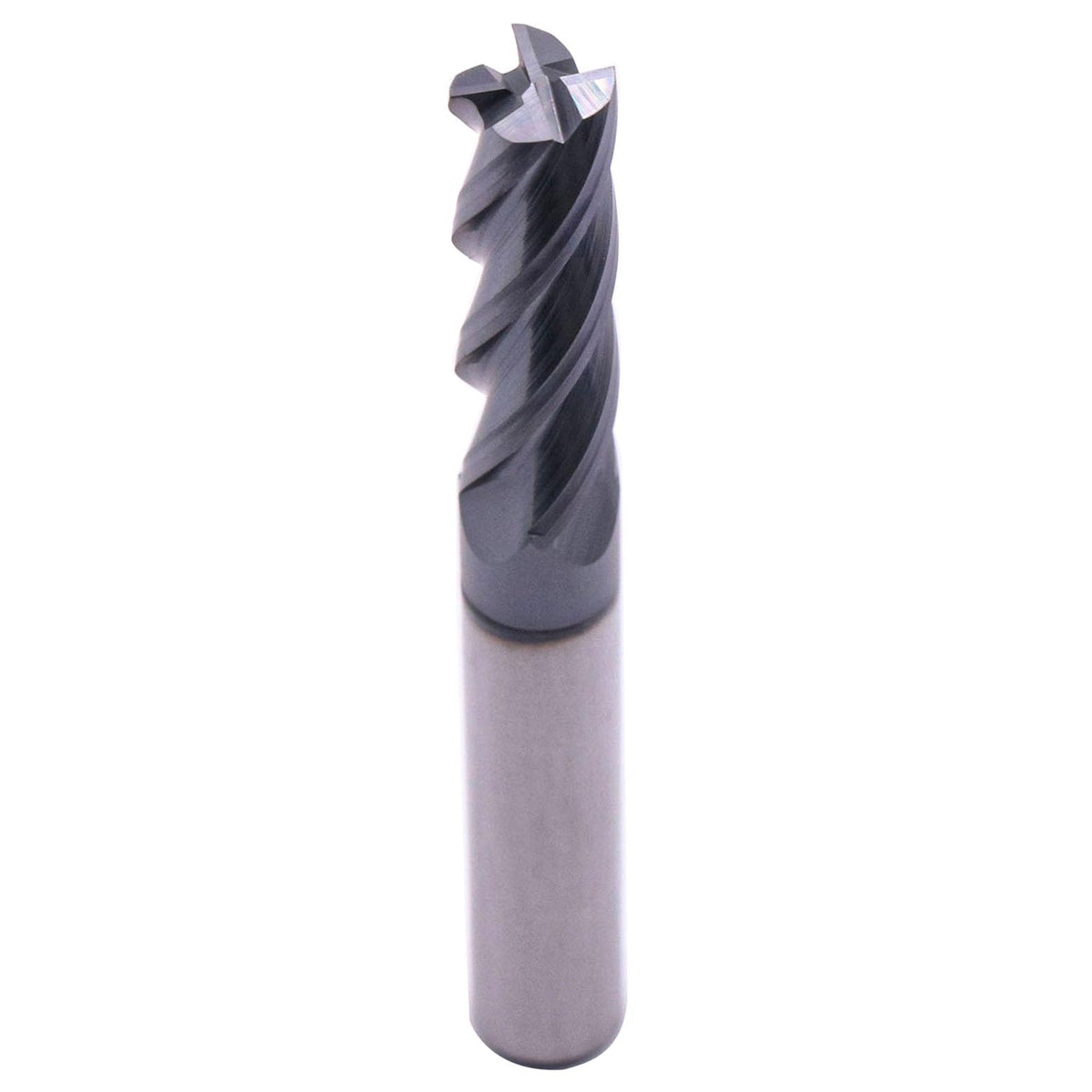 3/8" 4 Flute Solid Carbide Long Square End Mill, 3" OAL, AlTiN Coated