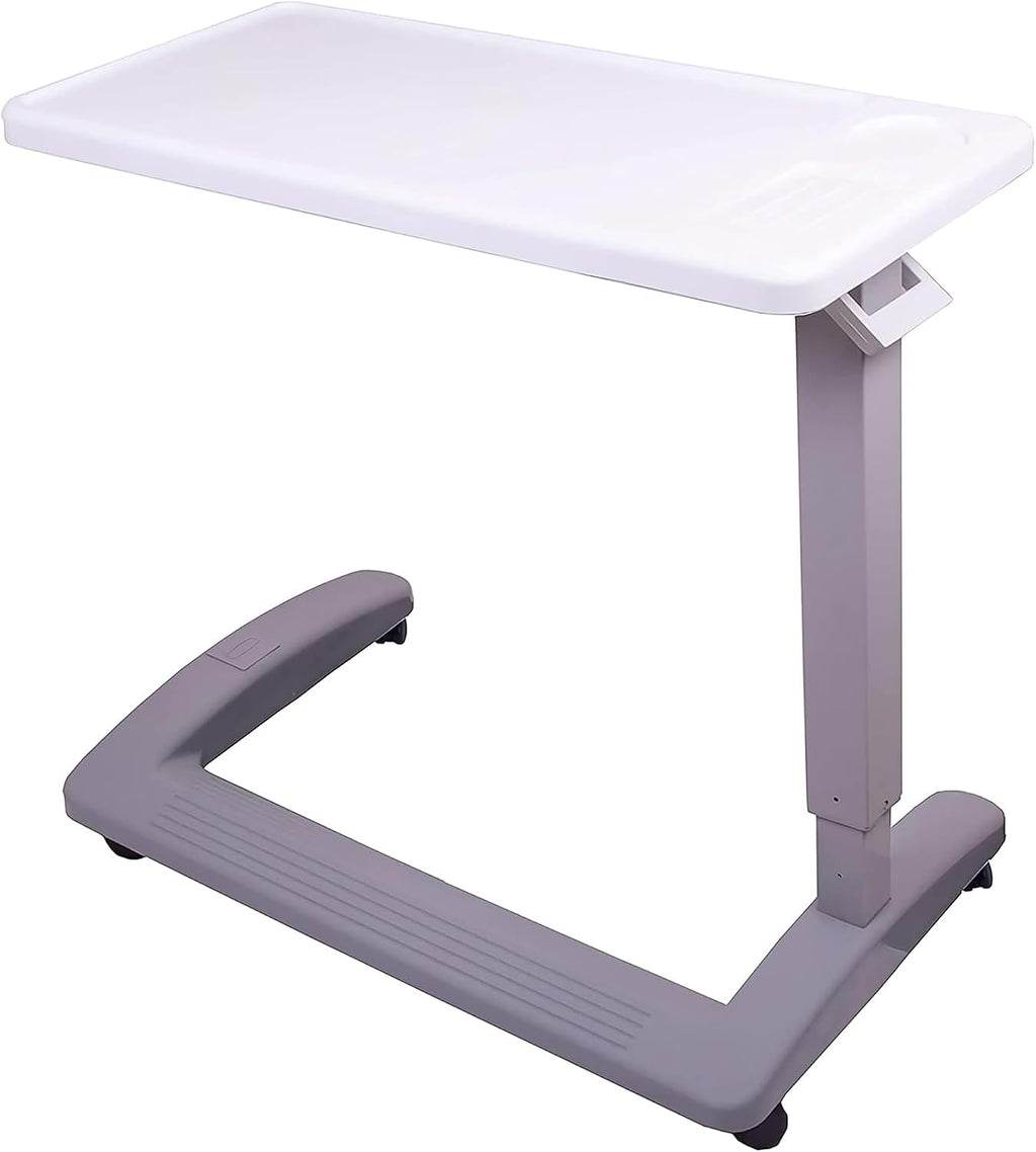 Rolling Overbed Table, Hospital Bed Table, Laptop Tables for Recliner, Bed, Bedside and Sofa, Computer Tables