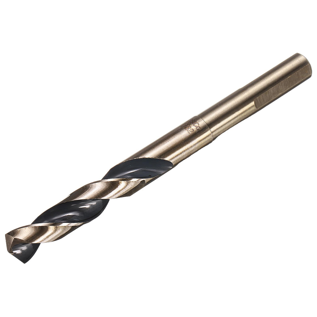 uxcell 17/32" Drill Bit 1/2" Reduced Shank 3-Flat M35 5% Cobalt HSS