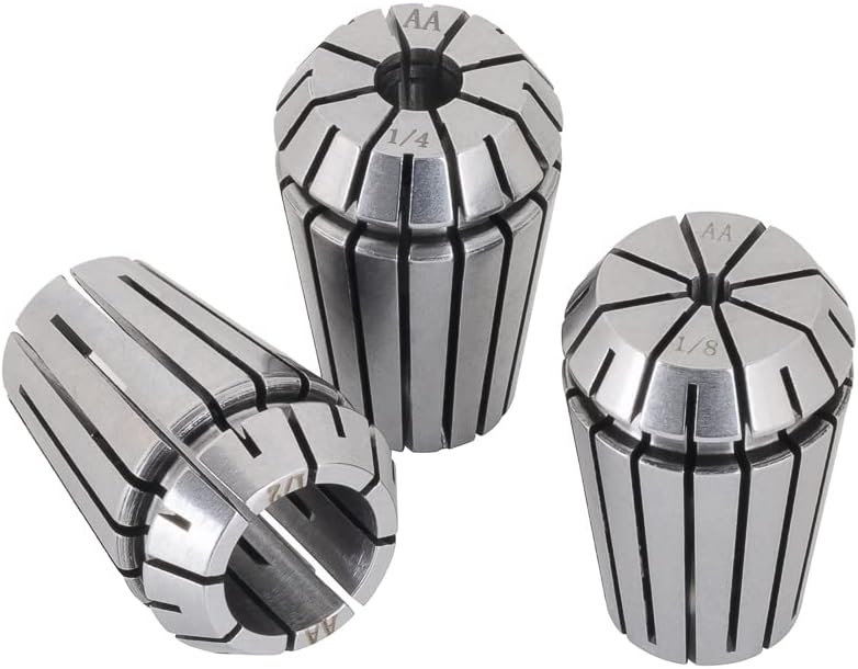 3PCS ER25 1/2", 1/4", 1/8" High Precision Spring Collet Set for CNC Engraving Milling Lathe Chuck Tool…