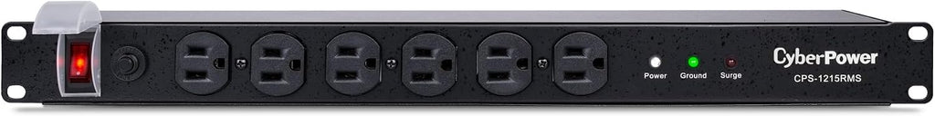 CPS1215RMS Surge Protector | 120V/15A, 12 Outlets, 15 ft Power Cord, 1U Rackmount