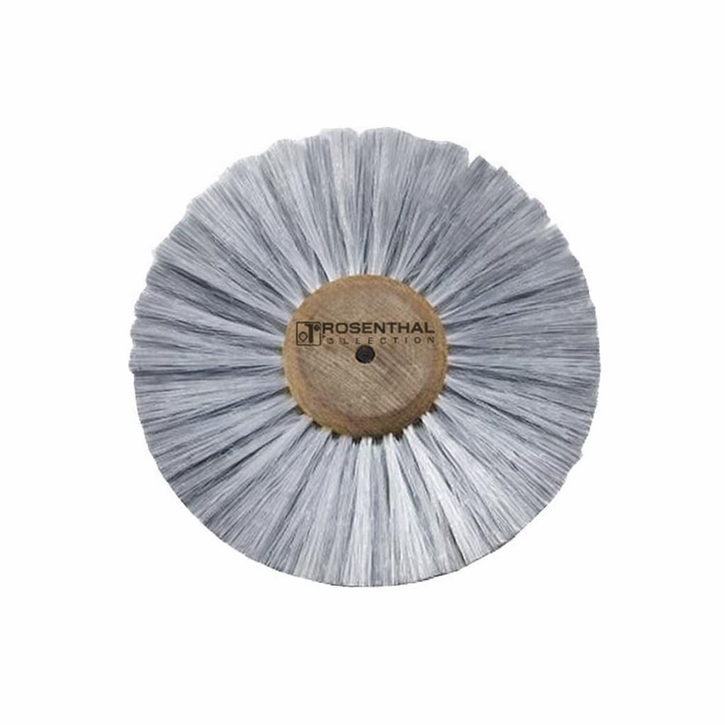 Rosenthal Collection Stainless Steel Super-Soft Carding / Brushing Wheels .003" (4 Rows) 6″ Diameter